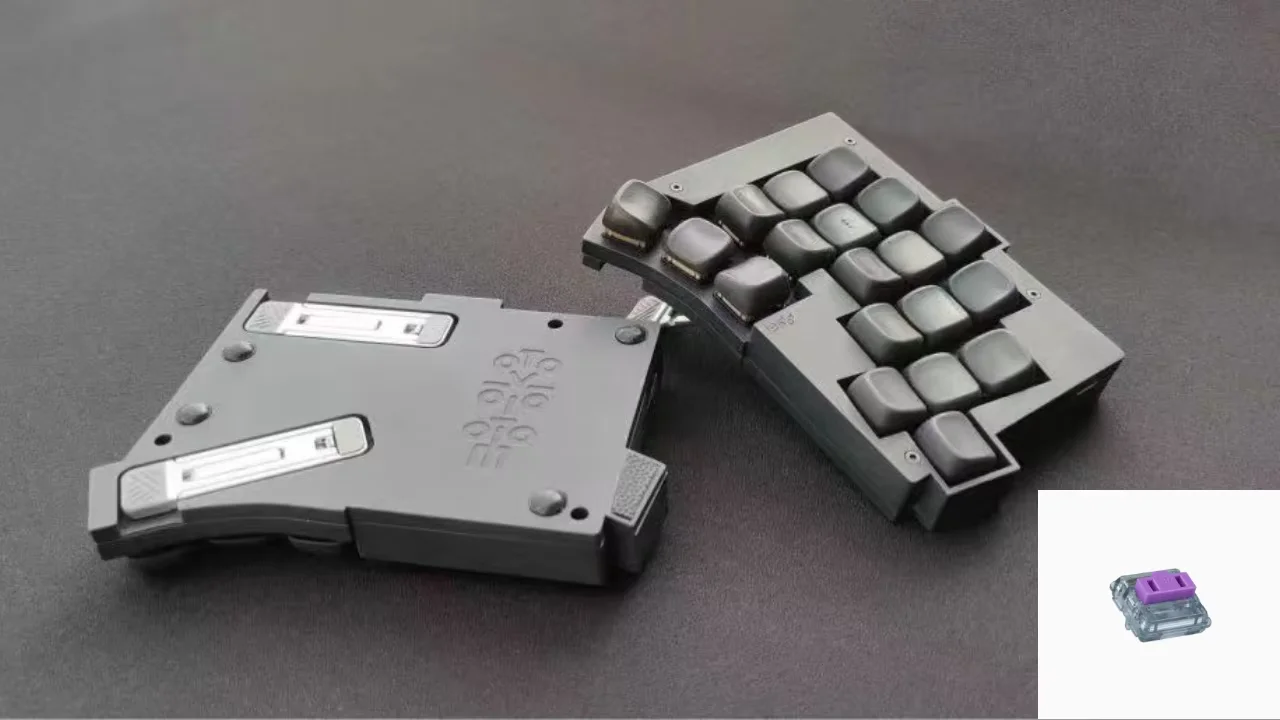 【無線化】Totemキーボード NEW TOTEM 38key Low Profile Split Keyboard Custom Hot Plug
