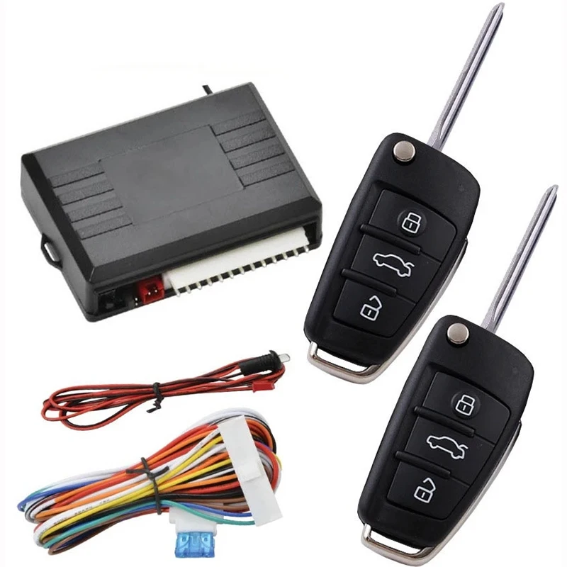 Centralized Lock Keyless Entry System Central Locking Car Alarm Accessories Door Windows Remote Control Trunk Key DIY Universal 1