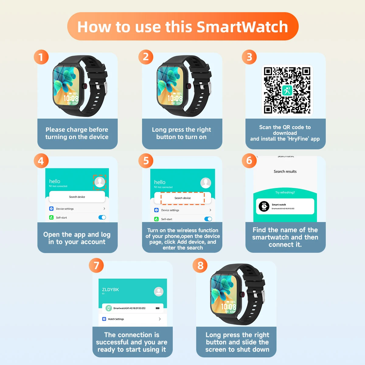 Smartwatch With Wireless Calling And Voice Assistant Sports Modes_voghion.com