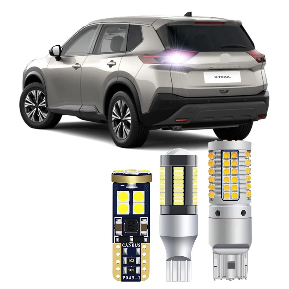 닛산 X-Trail XTrail 2021 2022 2023 LED 전구, 후방 방향 지시등, 백업 후진 번호판 전구, 캔버스