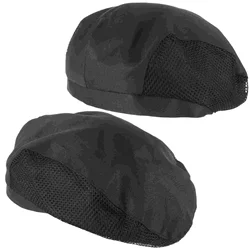 2 Pcs Hair Net Waiter Beret Chef Accessory Hats for Women Working Outfits Worker Men's