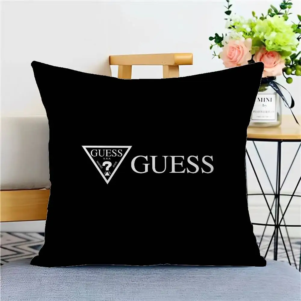 패션 G-Guess 쿠션 커버 폴리에스테르 소파 쿠션 장 쿠션 홈 데코레이션 베개 커버