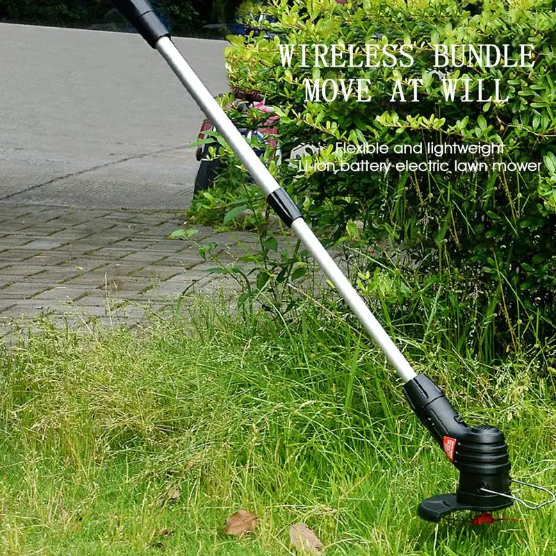 ElectricWeedTrimmerWackerPortableCordlessWeedTrimmerHighPowerWeedRemovalToolFor