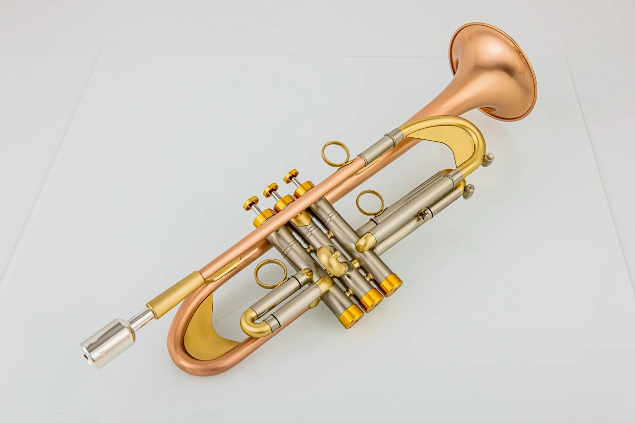Bach Bb Trumpet Phosphorous Copper Brass Plated Professional Brass Instruments With Case