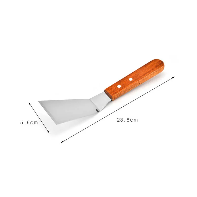 Barbecue tools Steak frying shovel Spatula turner Ossayi Stainless Steel Teppanyaki Turners Barbecue Steak Frying Shovel Spatula Cooking Tools Accessories