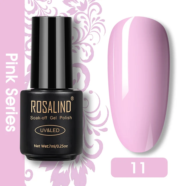 ROSALIND Nail Gel Polish Glitter Series Gel Varnishes All For Manicure Soak Off UV Lamp Nails Art Semi Permanent Gel Polish RA11