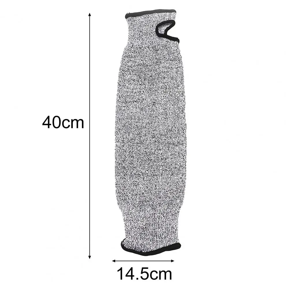 1pc Level 5 Work Safety Arm Guard Sleeve Anti Cut Wear resistant Sleeve Open Finger Arm Cover Welding Protect Gloves