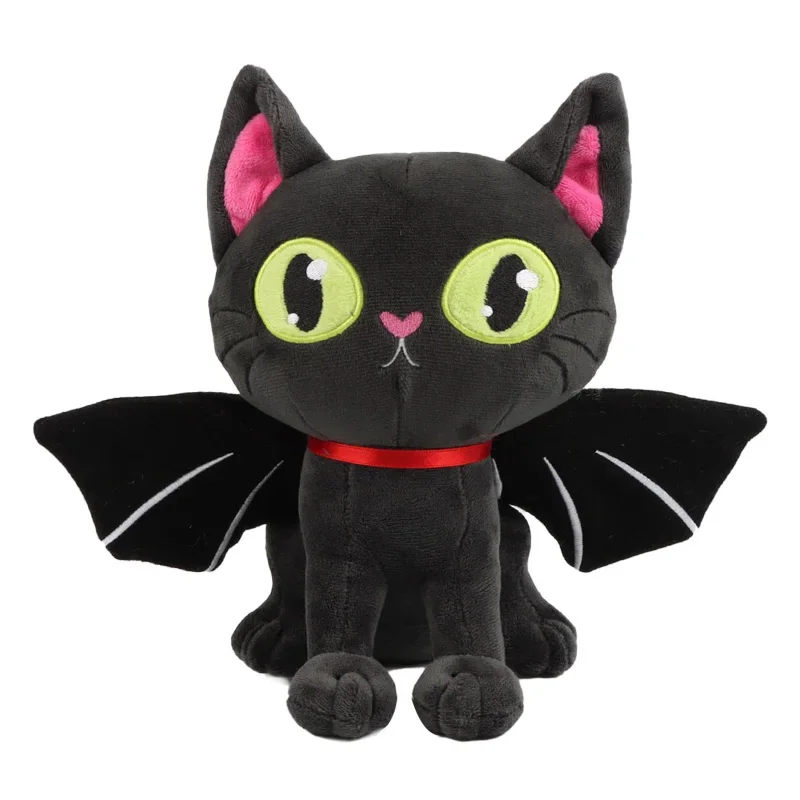 

28cm Easter Black Cat Plush Toy Halloween Black Cat Plush Toy Lifelike Plush Cat Stuffed Animals Toy Easter Decorations