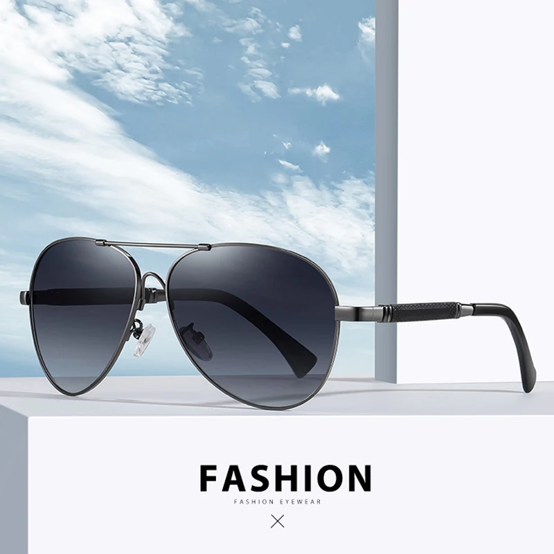 

Luxury Men's Polarized Sunglasses Driving Sun Glasses For Men Women Brand Designer Male Black Pilot Sunglasses UV400 JS8516