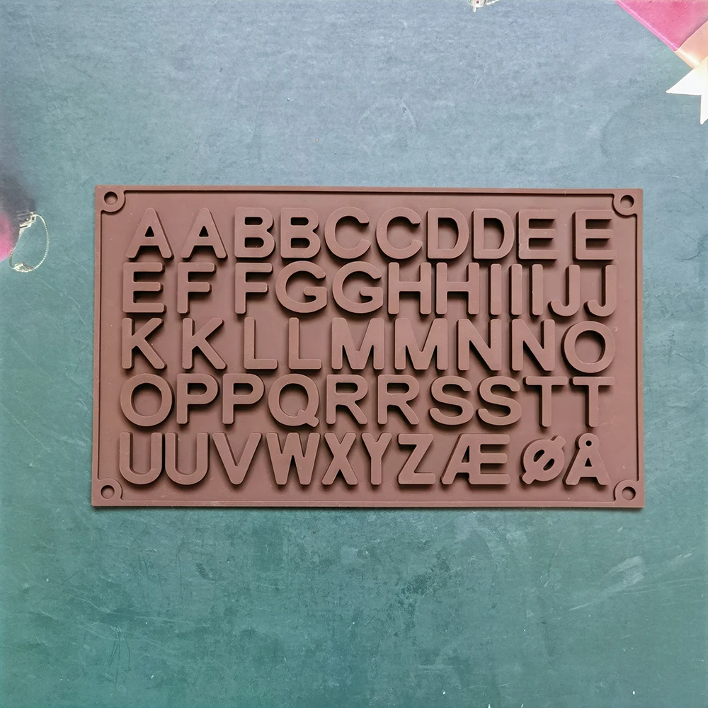 

Letter Chocolate Silicone Mold Alphabet Cookie Candy Cake Mold Baking Pastry Tray Tool Cake Decorate Kitchen Accessories