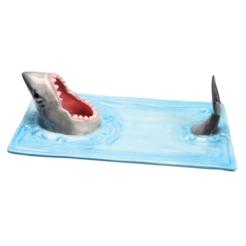 

Shark Shaped Serving Platter Sushi Restaurant Plate Sushi Restaurant Plate Dining Kitchen Decor Cheese Board Creative For