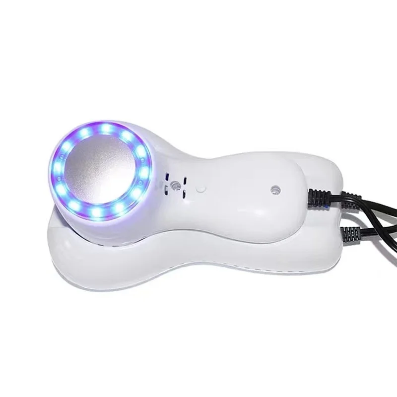 Red Blue Green 3 Light Therapy Cold Hammer Facial Skin Massage Machine Cryotherapy Ice Healing Face Care Massager Beauty Tools