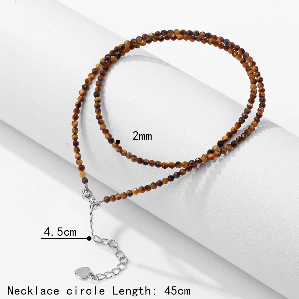 Choker Necklace Super Shiny Crystal Beads Necklaces For Women Men Gifts