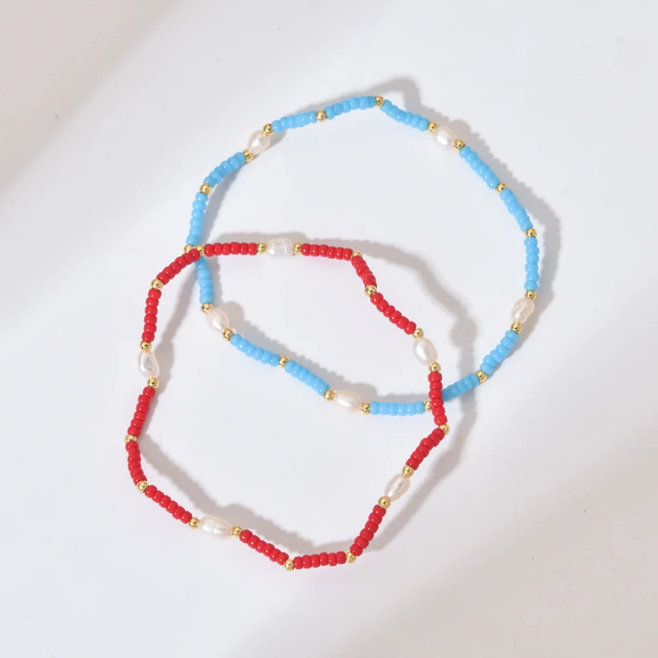 ZMZY Wholesale Pearl Beads Color Miyuki Beaded Bracelet for