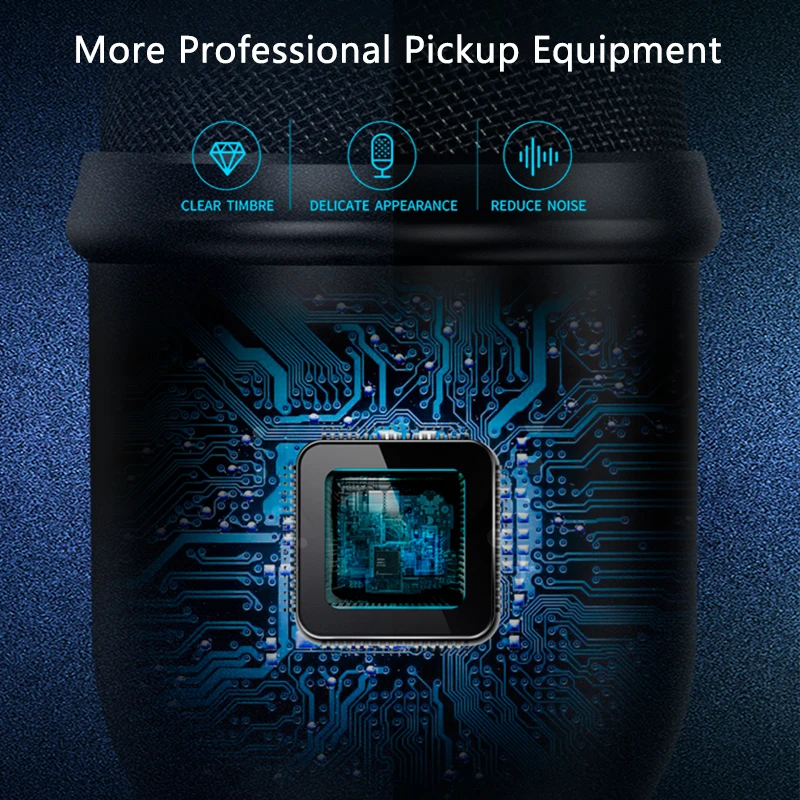 USB Microphone Studio Professional Condenser Microphone for PC Computer Recording Streaming Gaming Karaoke Singing Mic 5