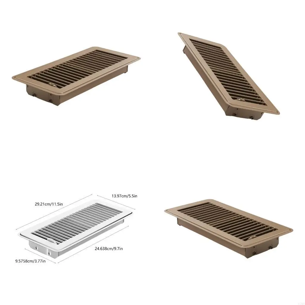 37MD Strong Floor Vent Cover Grille Metal Air Ventilation for HVAC Duct System Use 1