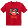 Hot Sale Red Ball 4 Print Cartoon Kids T-shirt Funny Baby Boys Girls Clothes Summer Fashion Children Cotton Short Sleeve T Shirt 1