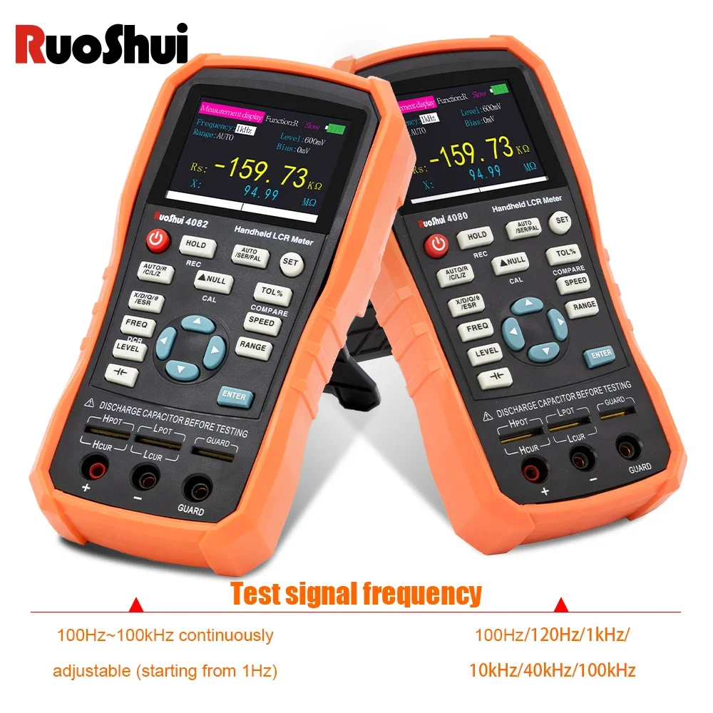 Handheld LCR Meter Digital Bridge Capacitance Inductance Resistance Multimeter Tester ESR Calibration With USB Super Capacitor 5