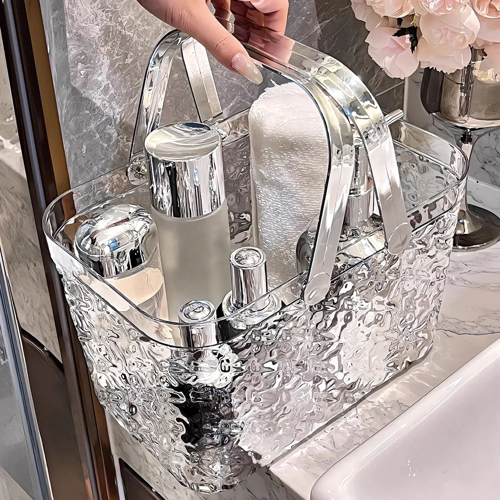 Handheld Shower Basket Shower Supplies Storage Bathroom Supplies Miscellaneous Storage Basket Large Capacity Home Organizer 2