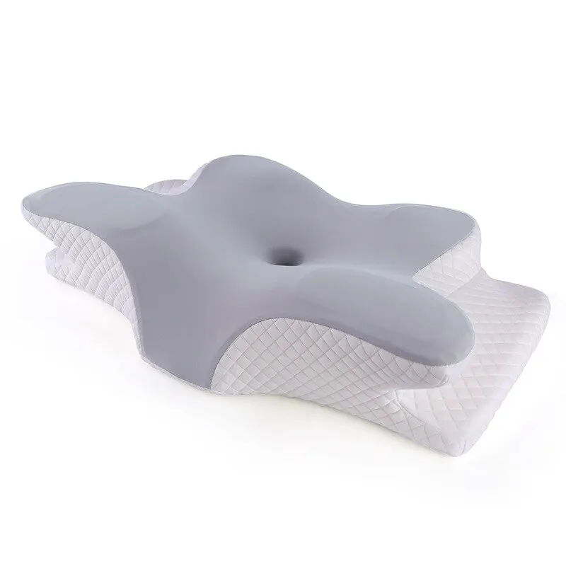 Cuscini in Memory Foam a forma di farfalla rilassante cuscino cervicale a rimbalzo lento sollievo dal dolore cuscino ortopedico per dormire