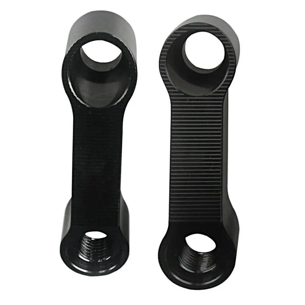 Motorcycle Mirror Extenders Motorcycle Rearview Adapter Mirror Riser Extender Black Motorcycle Rearview Mirror Extenders