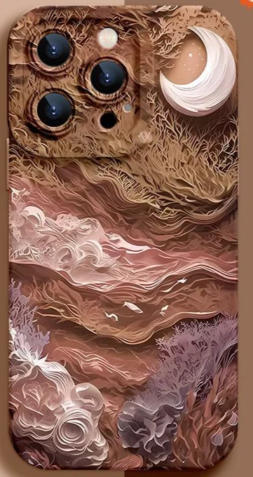 15 Custodia per telefono Promax nuova tutto compreso anti caduta iPhone 14 personalità creativa 13 acquerello artistico_voghion.com