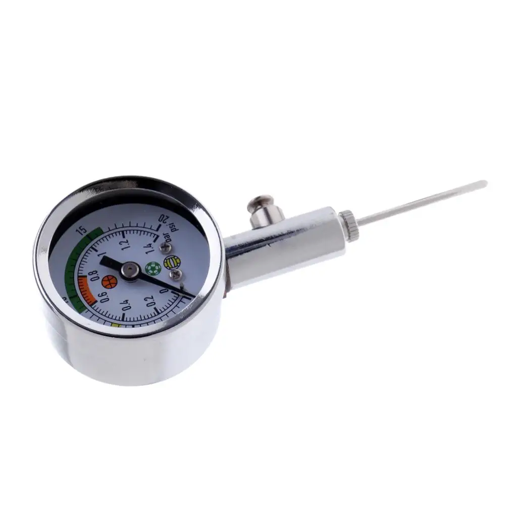 Football Pressure Guage Ball Pressure Reader Basketball Volleyball Barometer