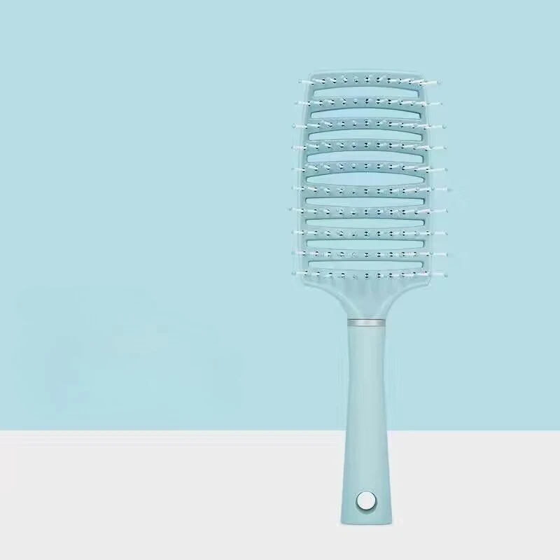 헤어브러쉬 에어쿠션 빗 풍성한 모발 손상 방지 마사지 헤어 브러쉬 모든 모발 타입용 (긴 머리, 두꺼운 머리, 얇은 머리, 곱슬머리, 자연모)