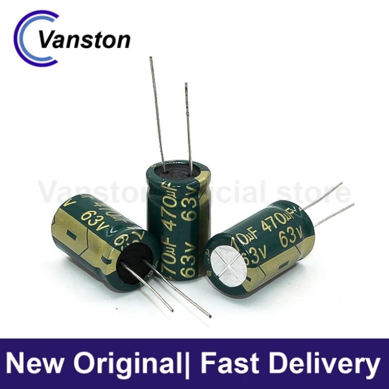 

Высокочастотный низкоомный долговечный электролитический конденсатор 105 в 470 мкФ 13*21 мм мкФ/63 в, 20 шт.