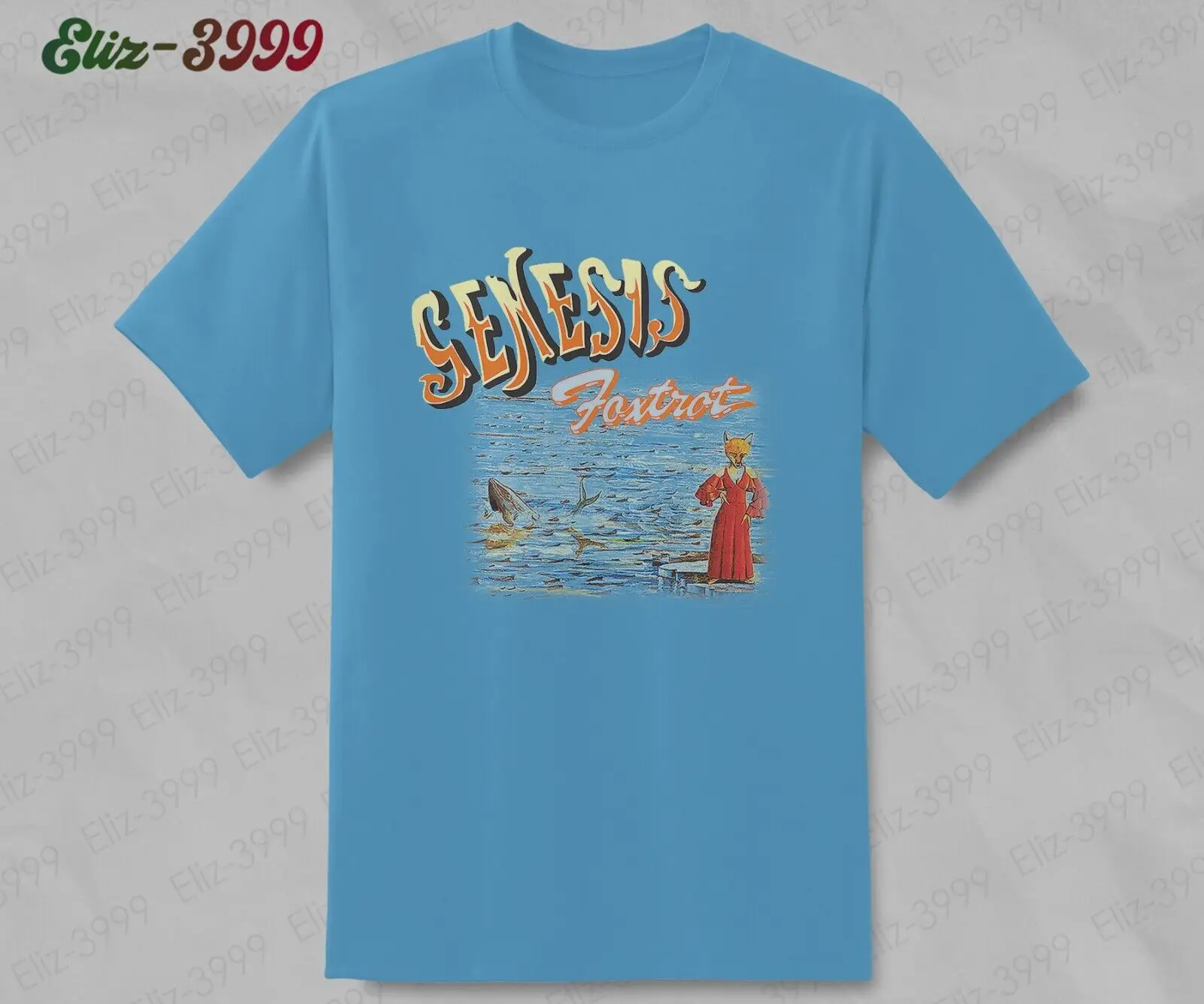 Genesis Foxtrot Peter Gabriel Phil Collins Tony Banks Mike Rutherford T-Shirt