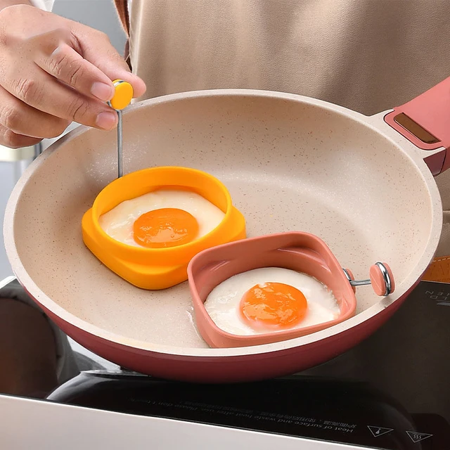 New Silicone Egg Fried Mold Ring Pancake Maker Convenient Kitchen