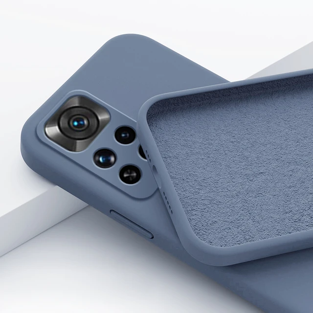 thumbnail image 1 of Liquid Silicone Case On For Xiaomi Redmi Note 11 11S 12 Plus POCO X5 F5 M4 Pro 5G Cover, 1 of 5