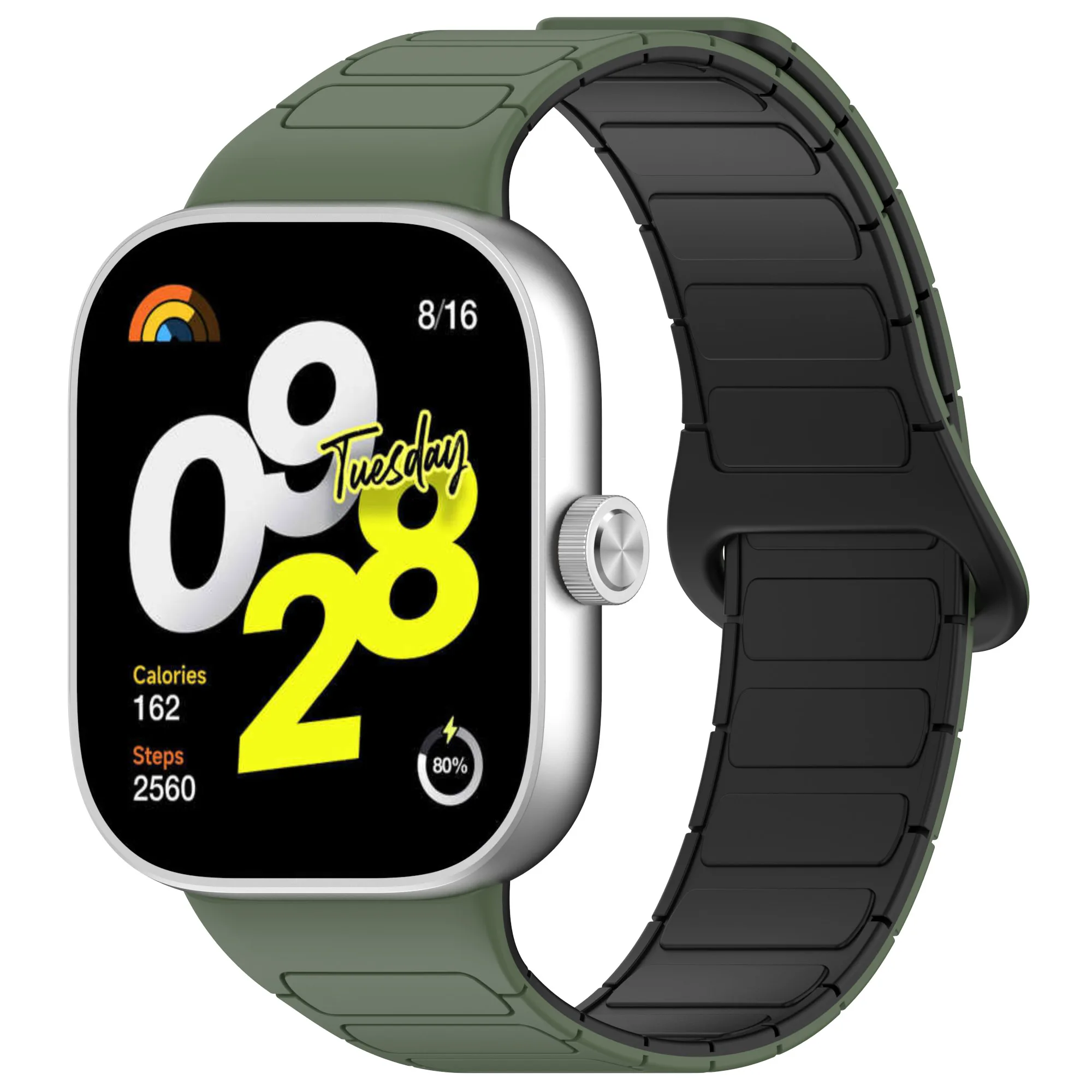 Magnetic Silicone Smartwatch Strap - Premium Wristband Accessory