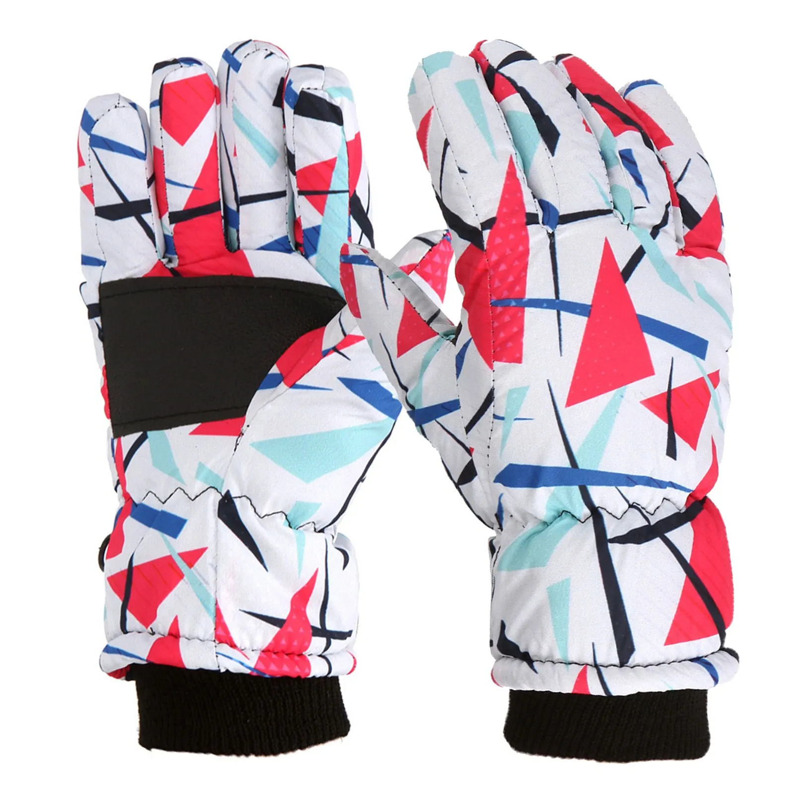 Snow Gloves Outdoor Skating Kids Ski Winter Gloves Toddler for Cold Weather Warm Thermal M/L