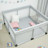 Baby Playpen Children for Toddler Playground Arena Infant Dry Ball Pool Swimming Park Kids Safety Fence Activity 125/150/180cm 1