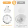 NEW Silicone Duckbill Valve and Silicone Diaphragm, Compatible with S12Pro/S9Pro/S12/S9 Wearable Breastpump Parts Replace 4