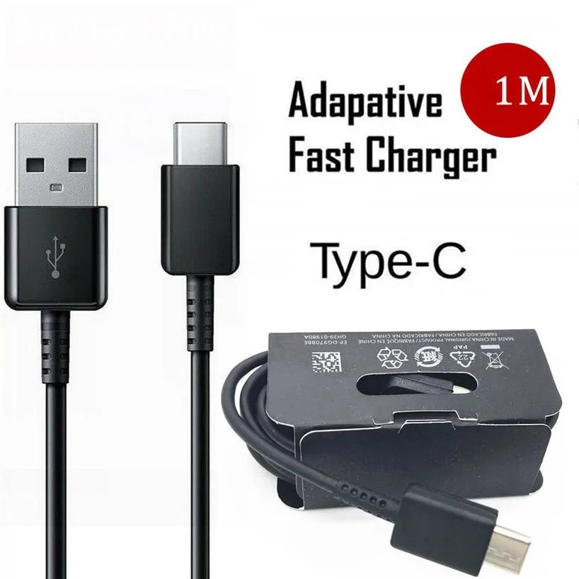 

50pcs Good Quality 1m Type A TO Type C PD Fast Charger Cable USB C quick charging Data Sync Cable For Samsung HUAWEI XIAOMI