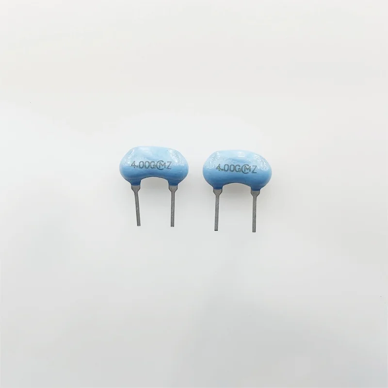 100PCS/ Murata ceramic crystal oscillator CSALF4M00G55-BO CSA4.00MG 4MHZ straight plug 2-pin resonator