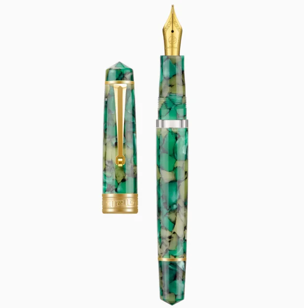 Asvine P20 Kolben-Füllfederhalter – Aus Harz Mit Edelstahlfeder (EF/F/M), Elegant & Smooth