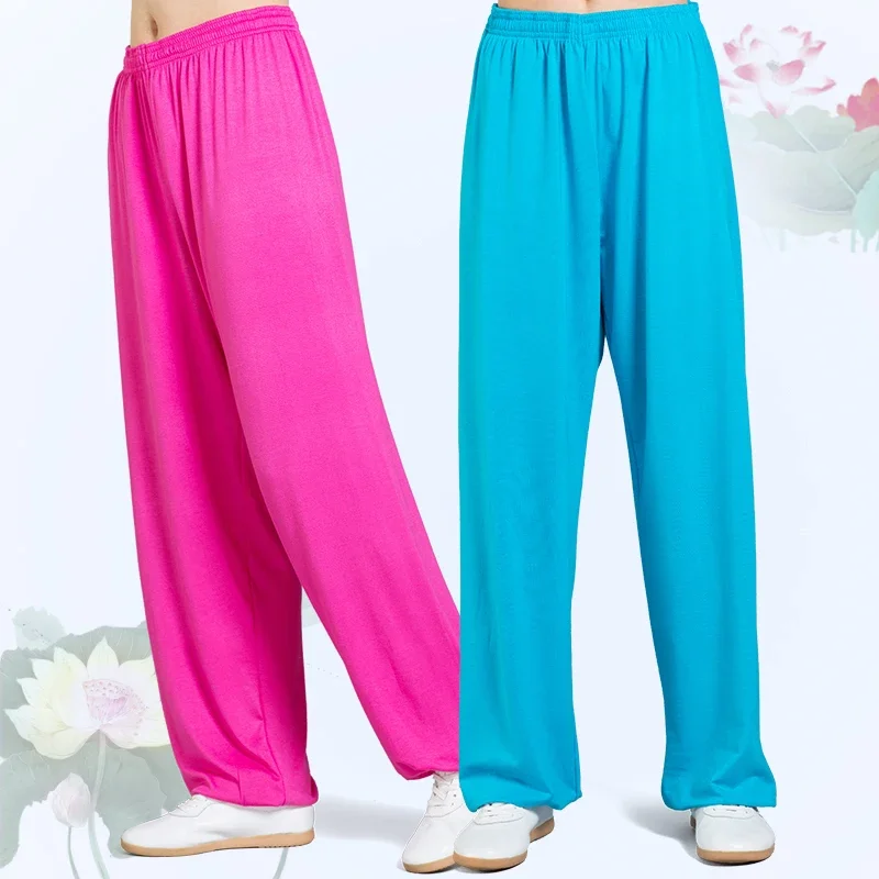Modal Tai Chi Pants Woman And Man Wu Shu Pants Spring And Summer Martial Art Yoga