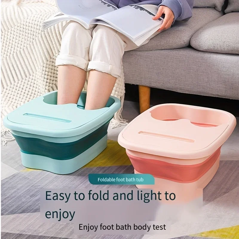 Foldable Foot Soaking Bucket Portable Multifunctional Massage Relaxation Home Use