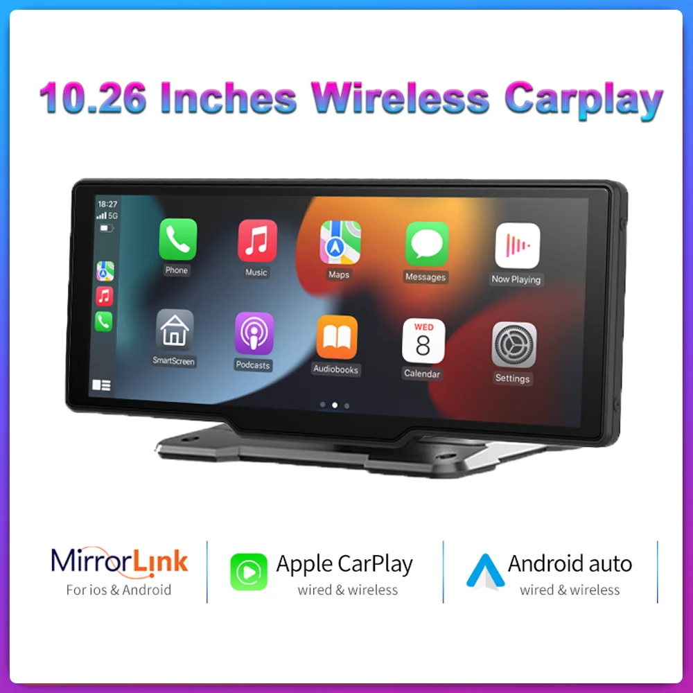 Autoradio Android 12 Avec CarPlay Sans Fil Pour Renault Clio 4 (2012-2016) - écran Tactile 10 Pouces