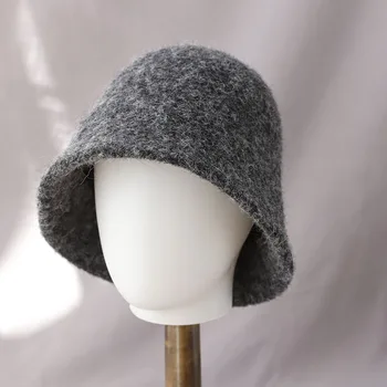 Wool Bucket Hat – Women’s Vintage Fisherman Style 1
