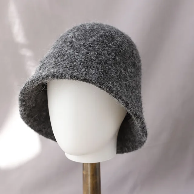 2025 new Autumn Winter Wool Bucket Hat Women Fashion Vintage Fisherman Hats Versatile Cap Spring Felt Hat 6 Colors Foldable hat
