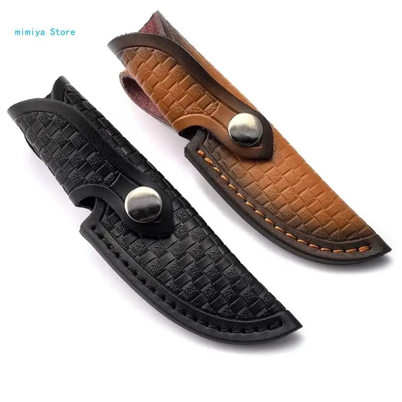 

pipi Leathers Knife Holsters Straight Knife Holder Outdoor Carry Sheath Tool Easy Use