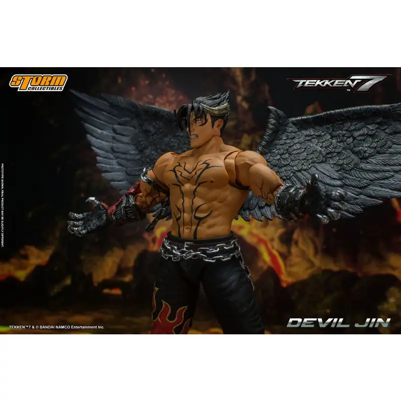デビル仁　TEKKEN 7 DEVIL JIN フィギュア Tekken 7 Devil Jin 1/12 Scale Action Figure