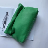 Genuine Leather Design Handbags New Clutch Bag Evening Phone Pocket Women's High Quality - Image 3