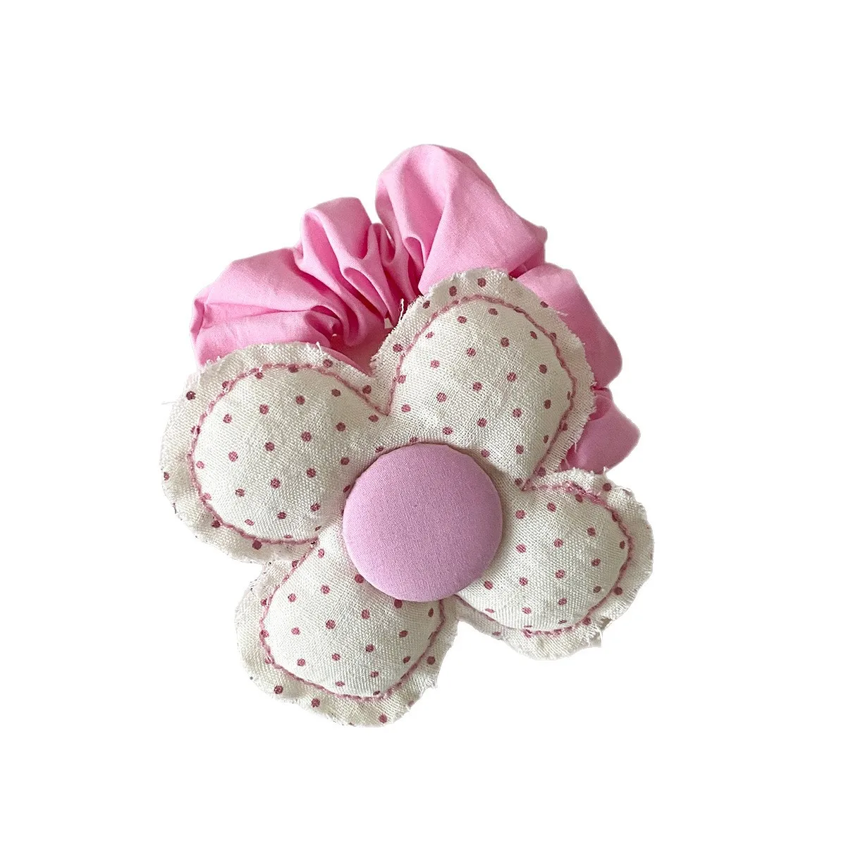 Floral Bow Scrunchies - Cute & Sweet Hair Accessories