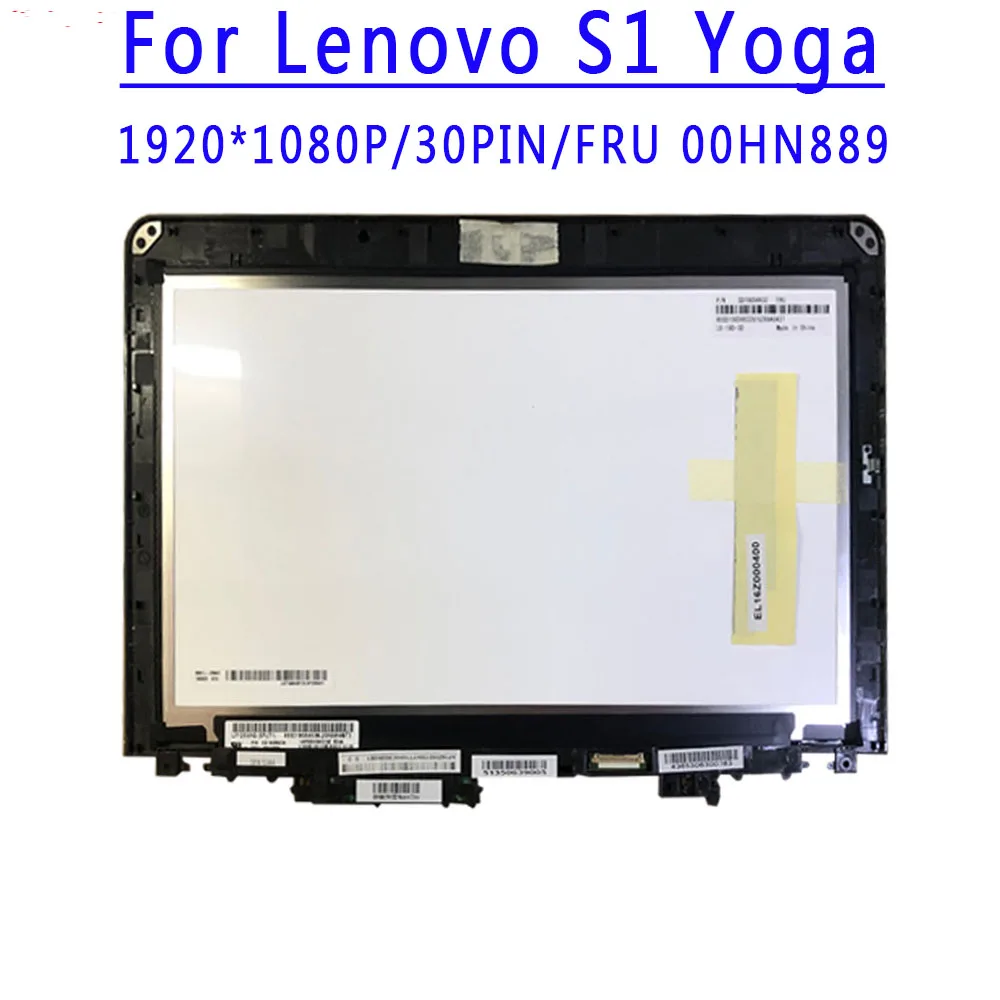 

FRU 00HN899 P/N SD10G56699 12,5 дюймов 1920x1080 FHD 30 контактов EDP LP125WF2-SPB2 LCD ручная сенсорная сборка для Lenovo Thinkpad S1 Yoga