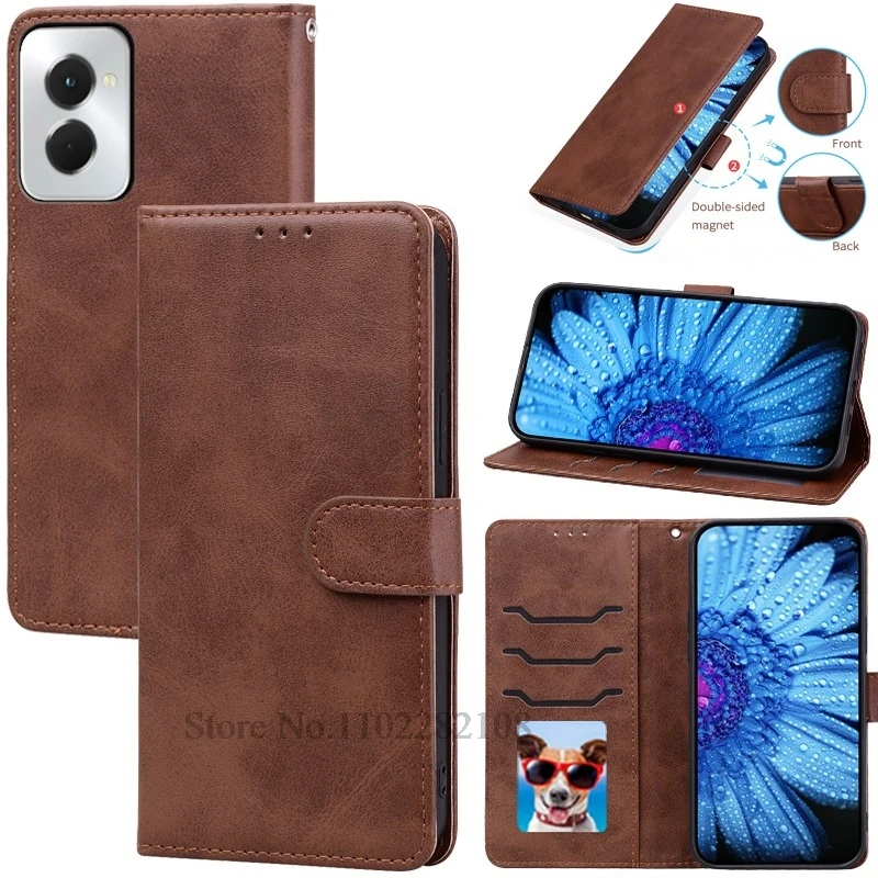 Leather Wallet Flip Cover - Protective Case